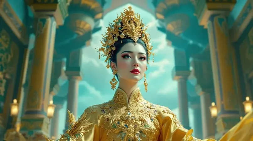 短剧《凤临天下》封面，古装题材